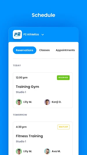 P2 Athletics Screenshot 2