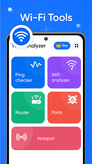 Wifi Analyzer& Wifi Speed Test Screenshot 1