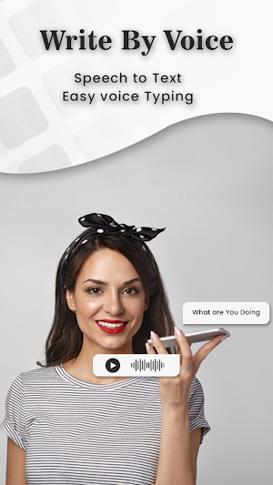 Write By Voice : Voice to Text Screenshot 0
