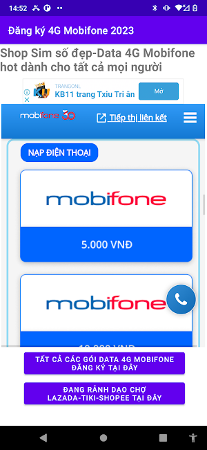 Đăng ký 4G Mobifone 2023 v2.0 Screenshot 2