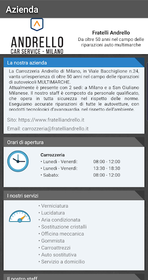Carrozzeria Andrello Screenshot 1