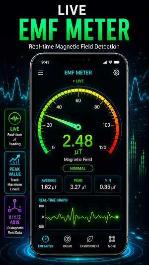 Real EMF & Ghost Detector Screenshot 2