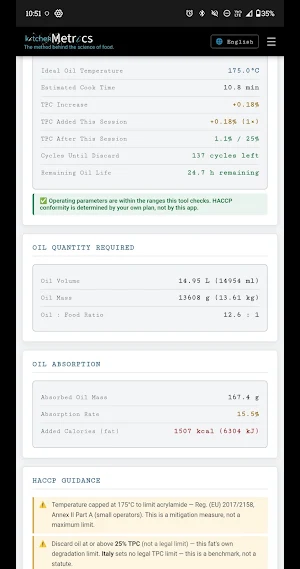 KitchenMetrics - Kitchen Tools Screenshot 1
