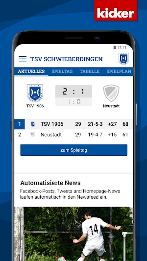 TSV 1906 e.V. Screenshot 2