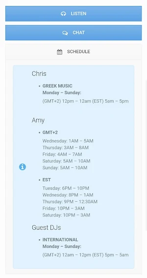 Galaxias 77 Radio Screenshot 2