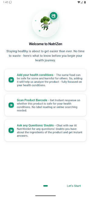 NutriZen Scan by Health Risks Screenshot 0
