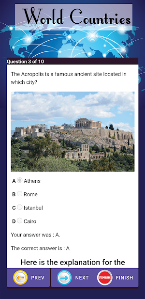 World Countries Quiz App Screenshot 3