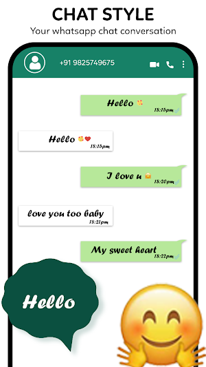Chat Style for Social Media Screenshot 1