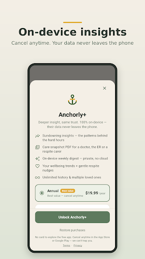 Anchorly: Dementia Caregiver Screenshot 3
