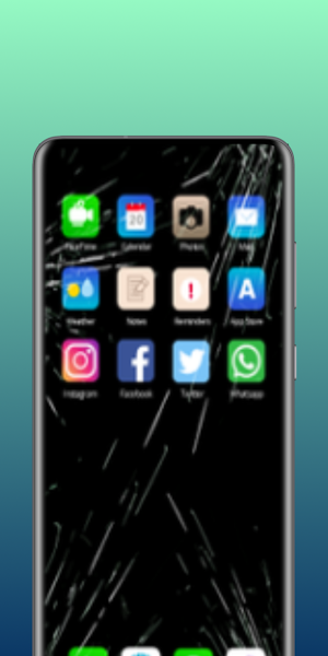 Broken & Cracked Screen Screenshot 1