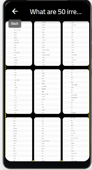 irregular verbs in english Screenshot 1