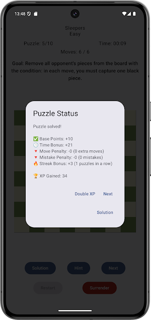 Chess Brain Trainer: Puzzles Screenshot 2