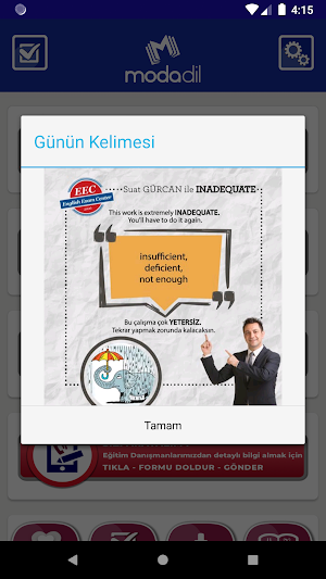 MODADİL YDS Kelime Uygulaması Screenshot 2