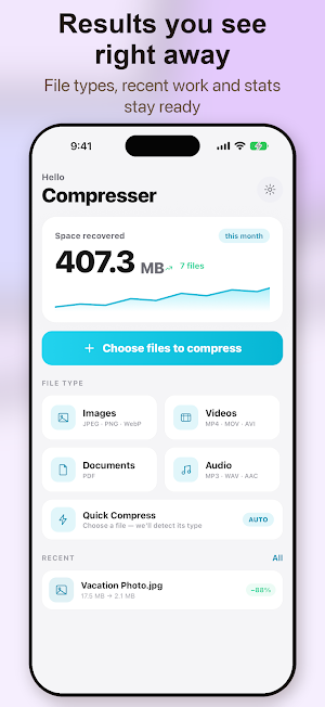 Compresser: Compress & Convert Screenshot 2