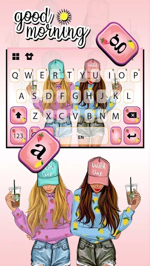 BFF Besties Keyboard Background Screenshot 1