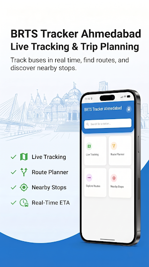 BRTS Tracker Ahmedabad & Guide Screenshot 0
