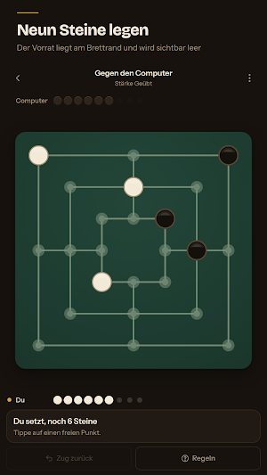 Mühle Brettspiel Screenshot 1