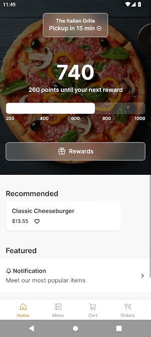 The Italian Grille Screenshot 0