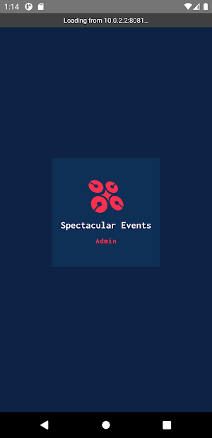 Spectacular Events Admin Screenshot 1