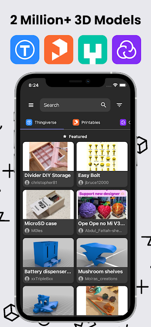 Thingiverse Printables | 3D GO Screenshot 0