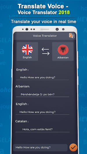 Translate Voice - Voice Translator 2018 Screenshot 0