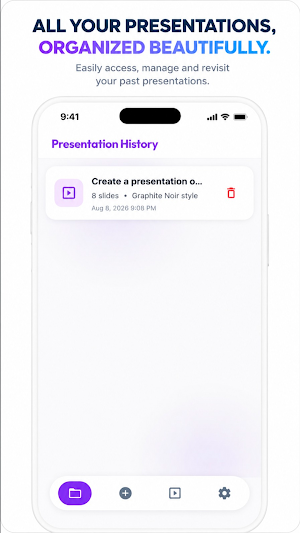 ImagineX:AI Presentation Maker Screenshot 1