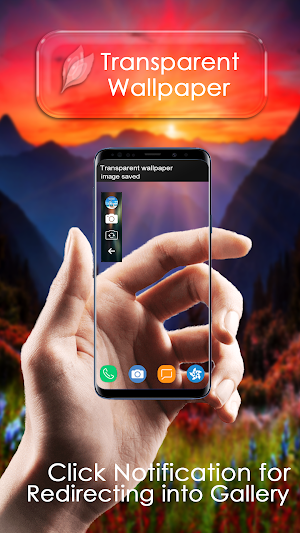 Transparent Screen Wallpaper Screenshot 1