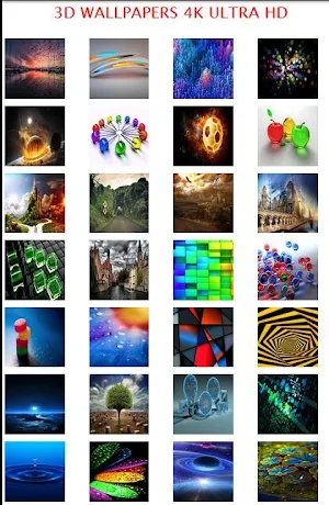 Backgrounds HD Wallpapers 3D4K Screenshot 1