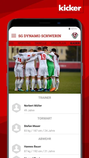 SG Dynamo Schwerin Screenshot 0