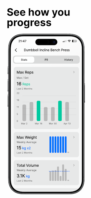 Strenova - Workout tracker Screenshot 1