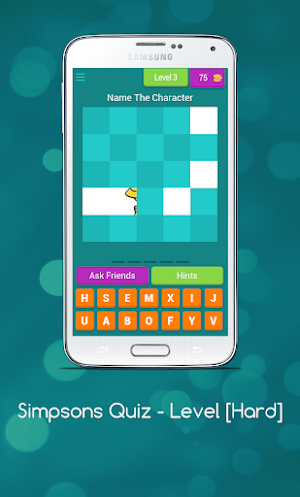 Simp-sons Quiz - Level [Hard] Screenshot 3