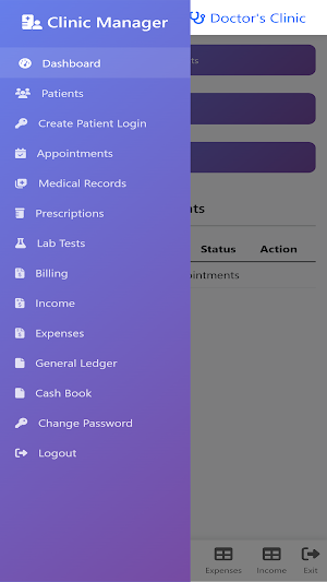 Doctors Clinic OPD Management Screenshot 1