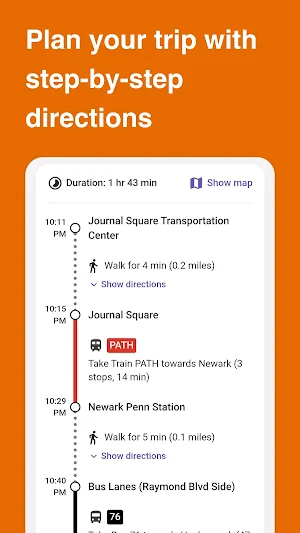 New Jersey Train & Bus Times Screenshot 3