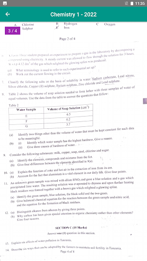 Chemistry Review O Level Screenshot 2