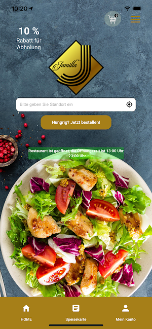 Jamilla Restaurant Screenshot 0