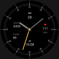 Minimal 53 Hybrid Watch Face