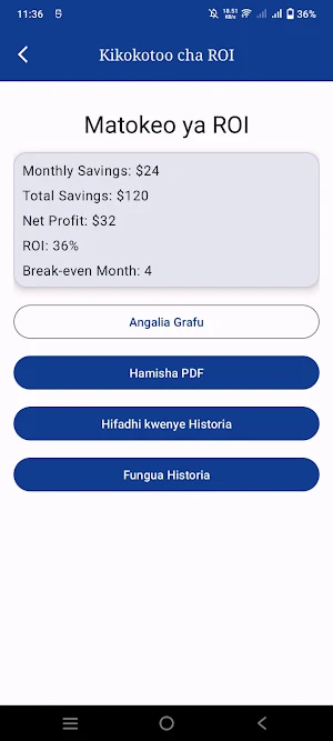 Kikokotoo cha ROI Screenshot 2