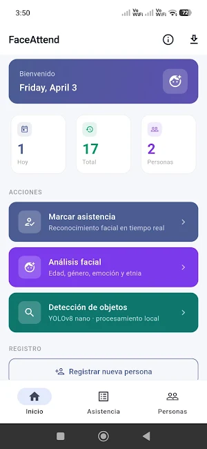 Face Attend Screenshot 1