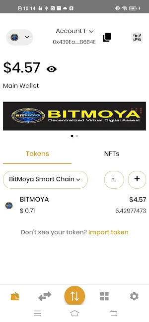BitMoya: Digital Assets Wallet Screenshot 1