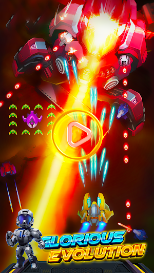 Space War: Sky Invader Attack Screenshot 0
