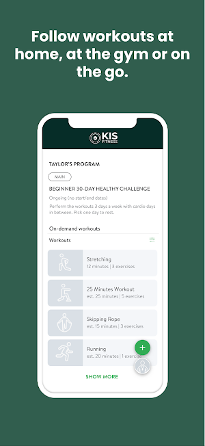 Keep It Simple Fitness Screenshot 2