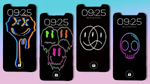 Neon Glow Wallpaper Screenshot 2