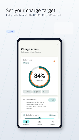 Battery Charge Alarm Screenshot 1