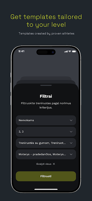 SportApp Screenshot 2