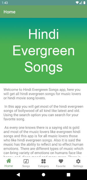 Hindi Evergreen Songs Screenshot 1