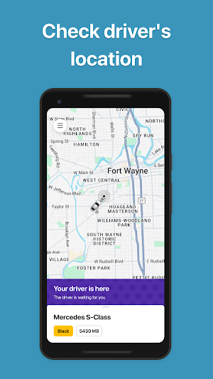 ICoH Ride: Fort Wayne Taxi App Screenshot 3