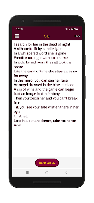 Rainbow Lyrics & Wallpapers Screenshot 3