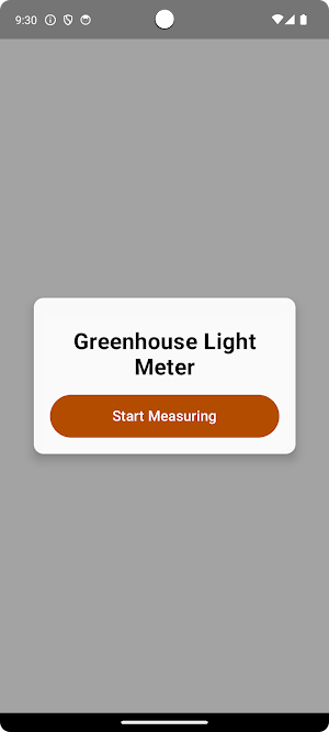 Greenhouse Light Meter Screenshot 0