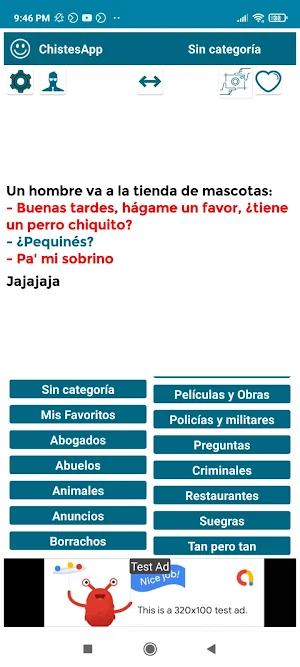 Chistes App Screenshot 0
