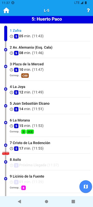 EMTUSA Huelva Screenshot 2